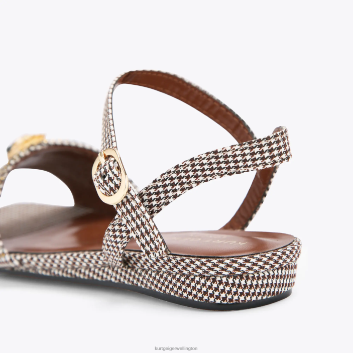 Kurt Geiger NZ - Kurt Geiger Gold London Mini Kensington Sandal PZ2X480