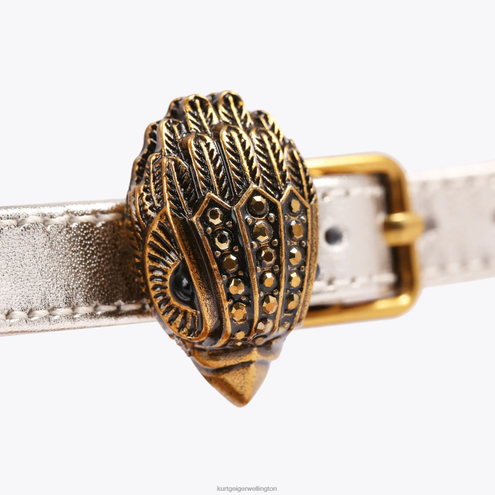 Kurt Geiger NZ - Kurt Geiger Gold London Shoreditch Wedge PZ2X438