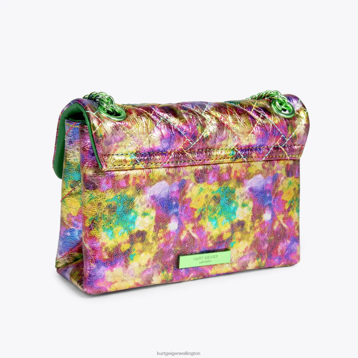 Kurt Geiger NZ - Kurt Geiger Green Combination London Leather Mini Kensington PZ2X50