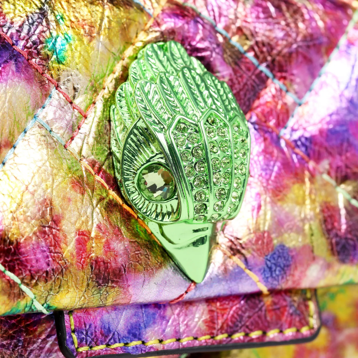 Kurt Geiger NZ - Kurt Geiger Green Combination London Leather Mini Kensington PZ2X50