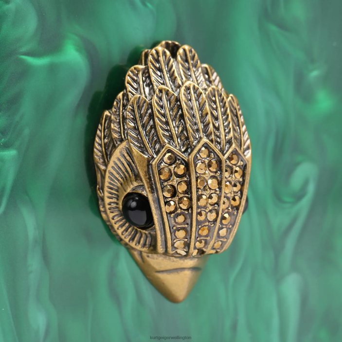 Kurt Geiger NZ - Kurt Geiger Green London Fruit Box Clutch PZ2X476