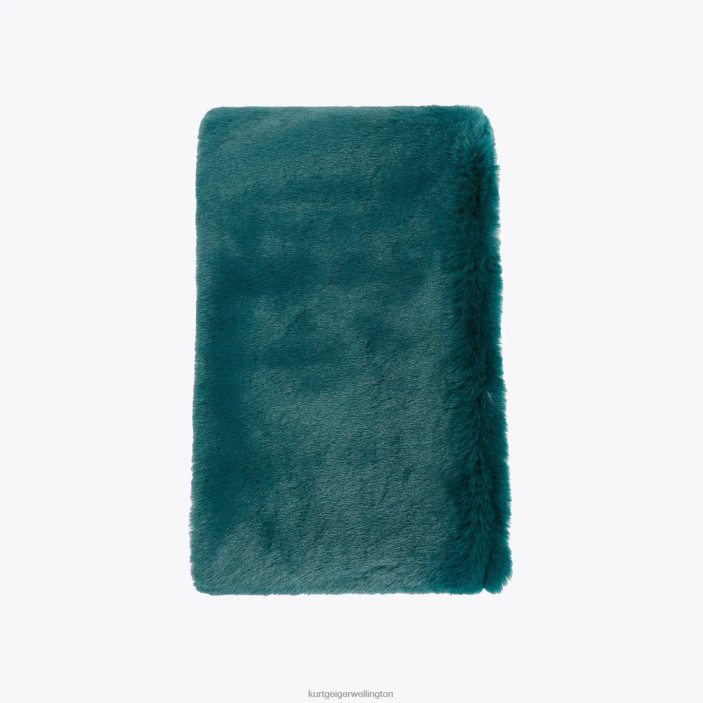 Kurt Geiger NZ - Kurt Geiger Green London Poppy Scarf PZ2X512