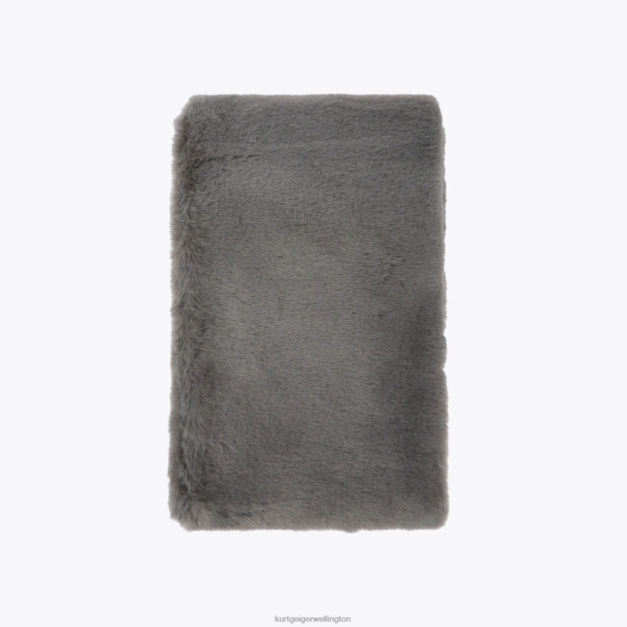 Kurt Geiger NZ - Kurt Geiger Grey London Poppy Scarf PZ2X511