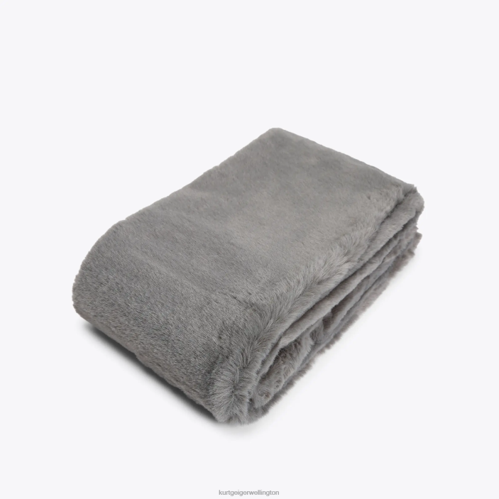 Kurt Geiger NZ - Kurt Geiger Grey London Poppy Scarf PZ2X511