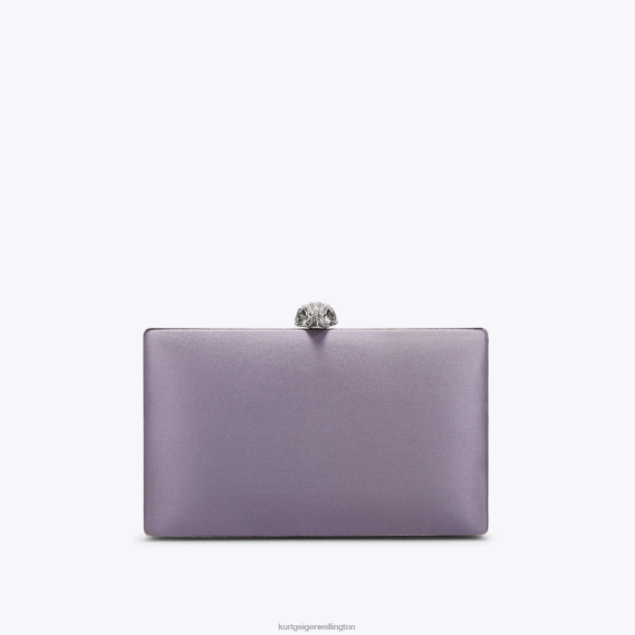 Kurt Geiger NZ - Kurt Geiger Lilac London Kensington Clutch PZ2X58