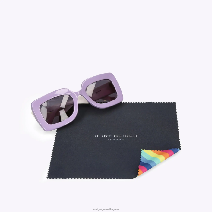 Kurt Geiger NZ - Kurt Geiger Lilac London Kensington Sunglasses PZ2X473