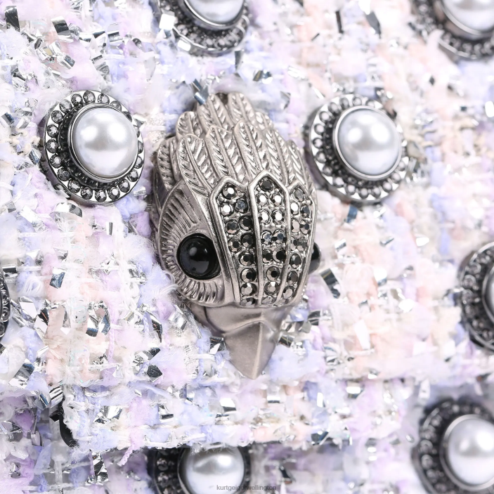 Kurt Geiger NZ - Kurt Geiger Lilac London Tweed Mini Kensington PZ2X86