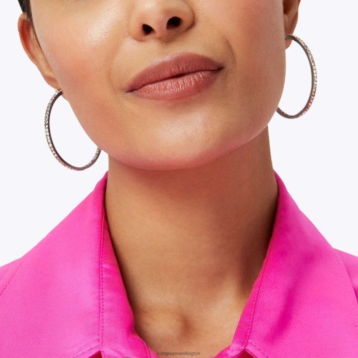 Kurt Geiger NZ - Kurt Geiger Metal Combination London Rainbow Hoops PZ2X549