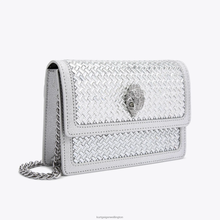 Kurt Geiger NZ - Kurt Geiger Metal Combination London Shoreditch Small Cross Body PZ2X130
