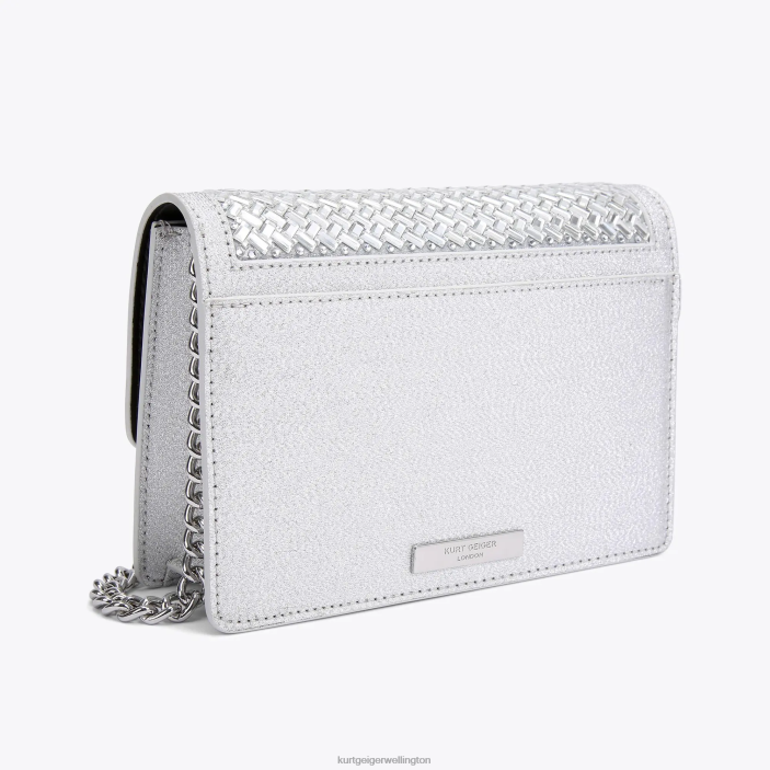 Kurt Geiger NZ - Kurt Geiger Metal Combination London Shoreditch Small Cross Body PZ2X130