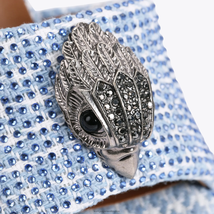 Kurt Geiger NZ - Kurt Geiger Mid Blue London Kensington Sandal PZ2X670