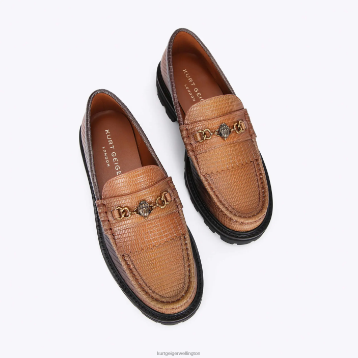 Kurt Geiger NZ - Kurt Geiger Mid Brown London Carnaby Chunky Loafer PZ2X394