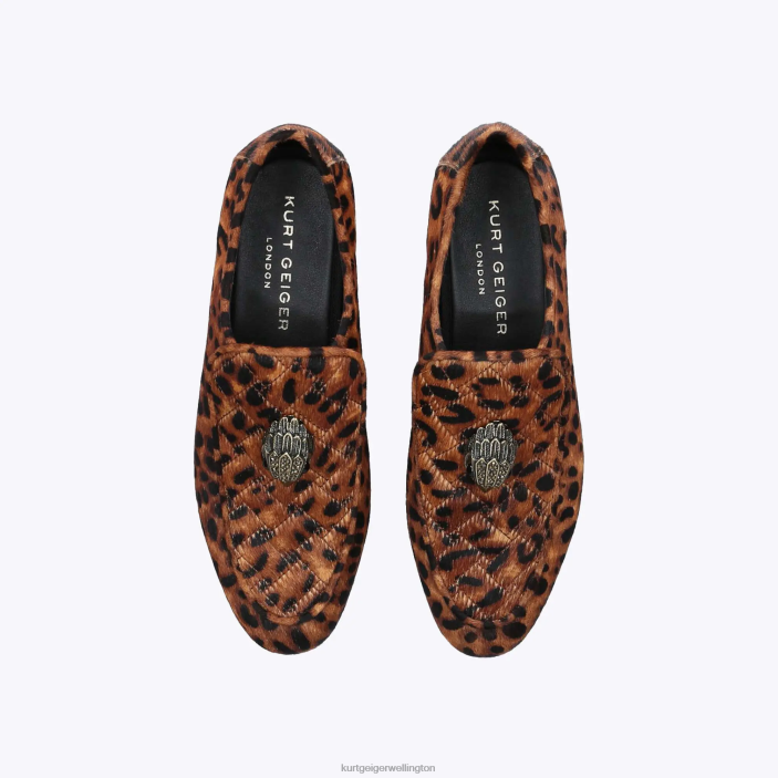 Kurt Geiger NZ - Kurt Geiger Mid Brown London Holly Eagle Loafer PZ2X382