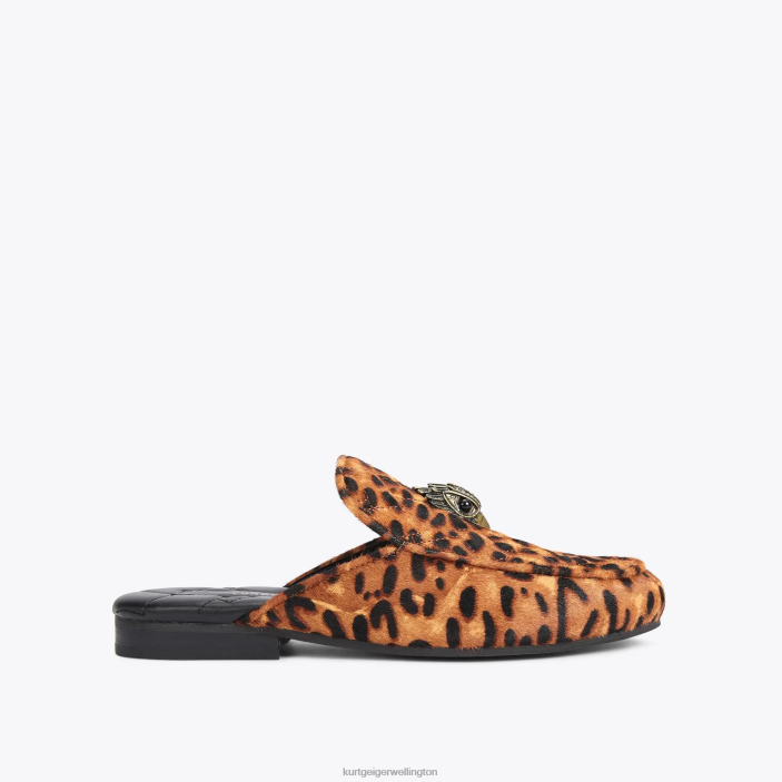 Kurt Geiger NZ - Kurt Geiger Mid Brown London Holly Eagle Mule PZ2X657