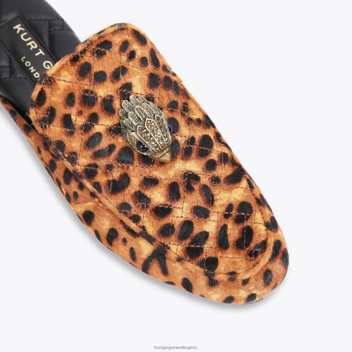 Kurt Geiger NZ - Kurt Geiger Mid Brown London Holly Eagle Mule PZ2X657
