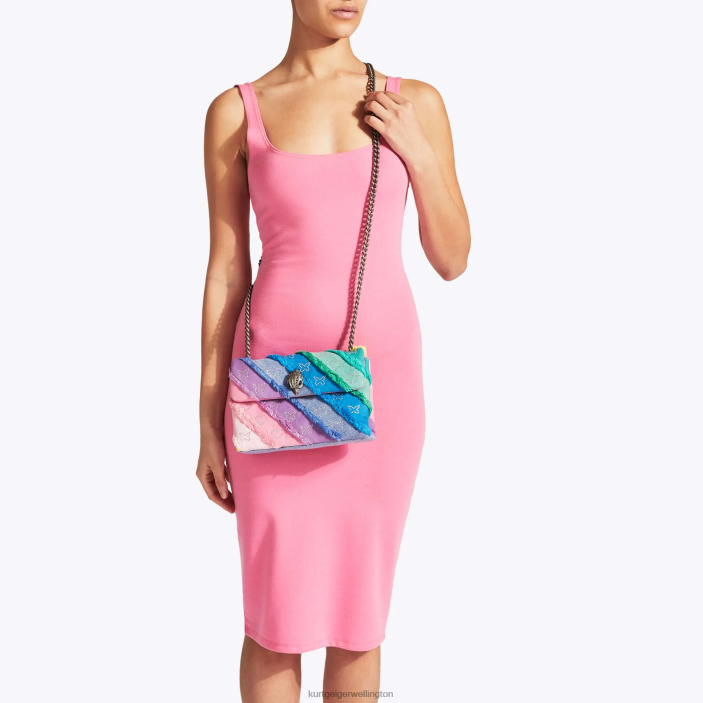 Kurt Geiger NZ - Kurt Geiger Multi/Other London Denim Medium Kensington PZ2X14