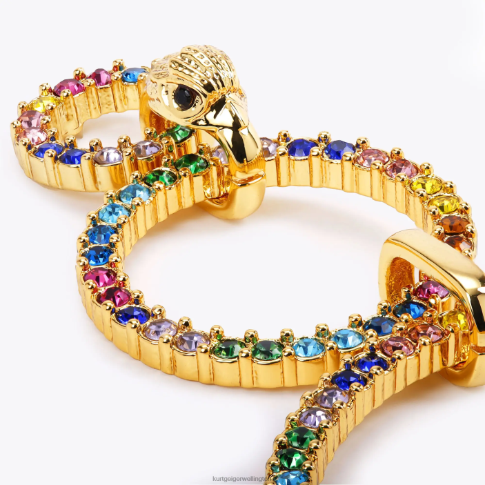 Kurt Geiger NZ - Kurt Geiger Multi/Other London Double Circle Earrings PZ2X235