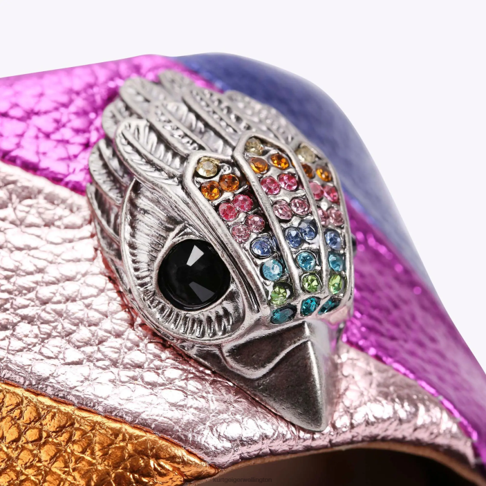 Kurt Geiger NZ - Kurt Geiger Multi/Other London Kensington Flat Sandal PZ2X163