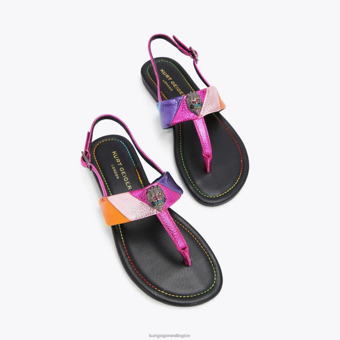 Kurt Geiger NZ - Kurt Geiger Multi/Other London Mini Kensington T Sandal PZ2X226
