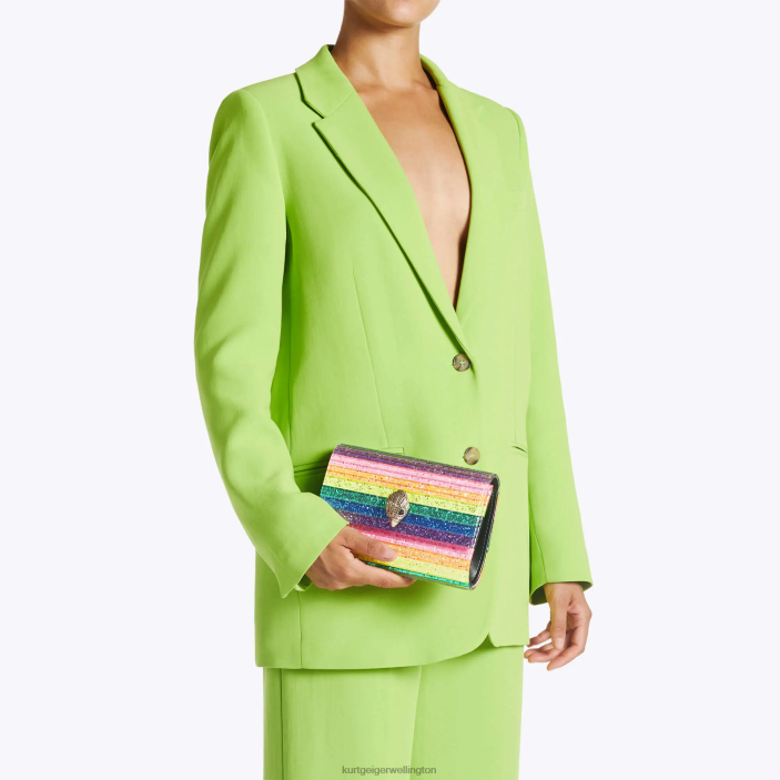 Kurt Geiger NZ - Kurt Geiger Multi/Other London Party Eagle Clutch PZ2X209