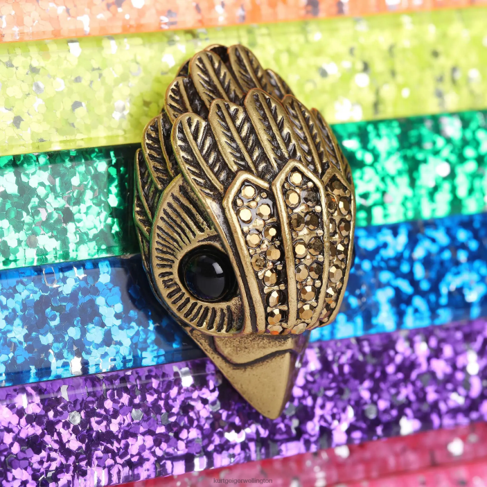 Kurt Geiger NZ - Kurt Geiger Multi/Other London Party Eagle Clutch PZ2X209