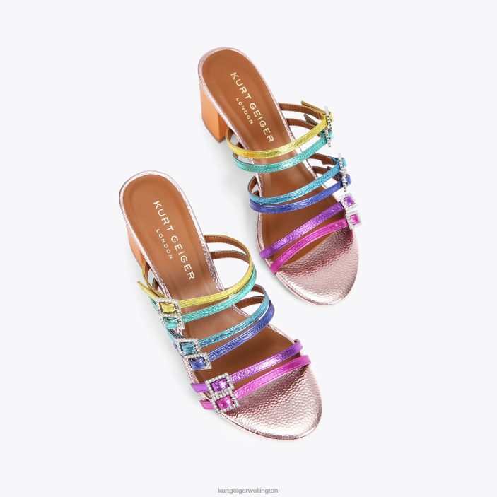 Kurt Geiger NZ - Kurt Geiger Multi/Other London Pierra Block Mule PZ2X159