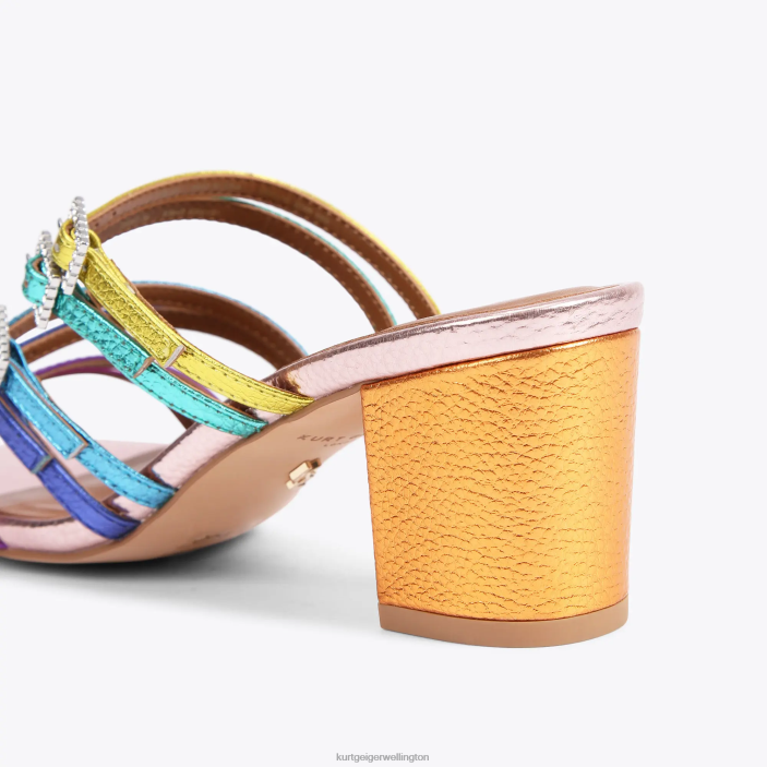 Kurt Geiger NZ - Kurt Geiger Multi/Other London Pierra Block Mule PZ2X159