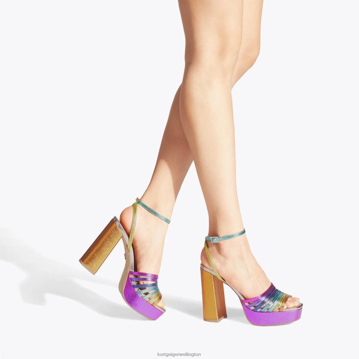 Kurt Geiger NZ - Kurt Geiger Multi/Other London Pierra Platform Sandal PZ2X193