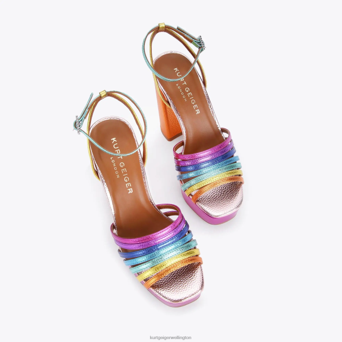 Kurt Geiger NZ - Kurt Geiger Multi/Other London Pierra Platform Sandal PZ2X193