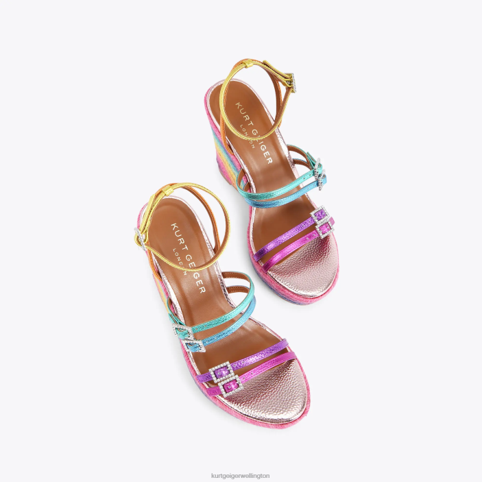 Kurt Geiger NZ - Kurt Geiger Multi/Other London Pierra Wedge PZ2X191