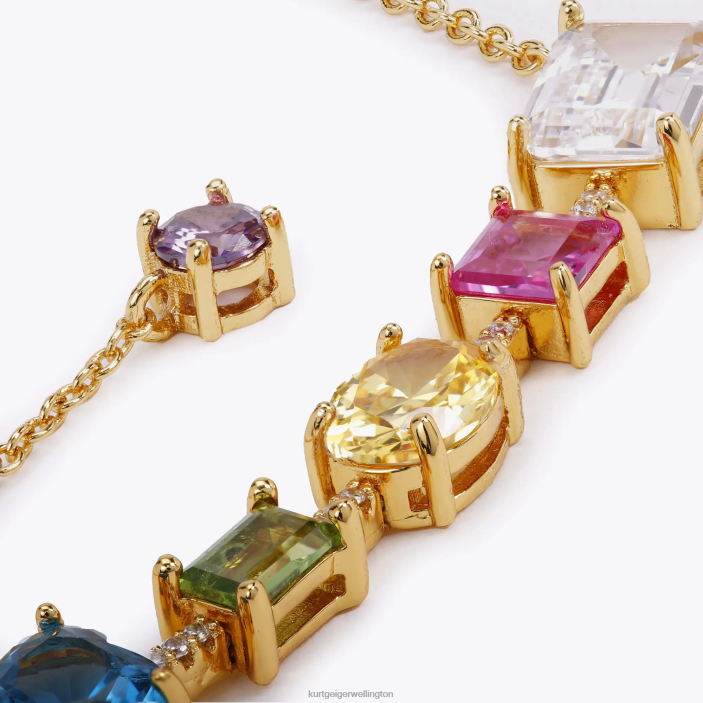 Kurt Geiger NZ - Kurt Geiger Multi/Other London Rainbow Mix Necklace PZ2X239