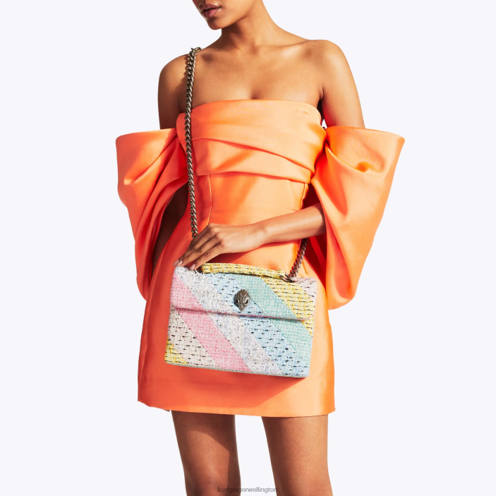 Kurt Geiger NZ - Kurt Geiger Multi/Other London Tweed Kensington Bag PZ2X8