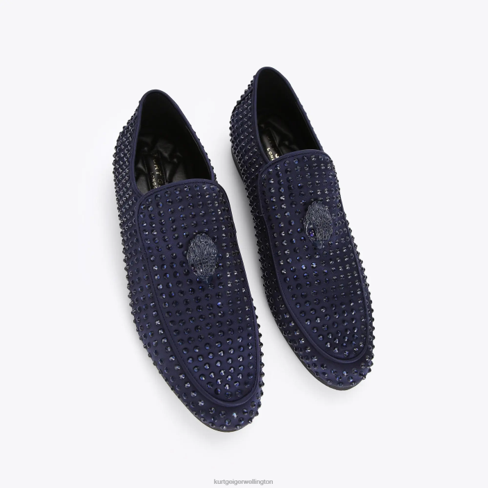 Kurt Geiger NZ - Kurt Geiger Navy London Hugh Eagle Drench Stud PZ2X270