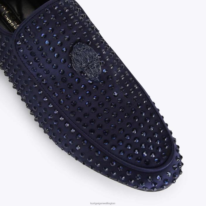 Kurt Geiger NZ - Kurt Geiger Navy London Hugh Eagle Drench Stud PZ2X270