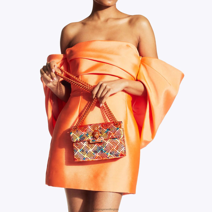 Kurt Geiger NZ - Kurt Geiger Orange London Fabric Mini Kensington PZ2X13