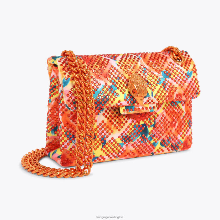 Kurt Geiger NZ - Kurt Geiger Orange London Fabric Mini Kensington PZ2X13