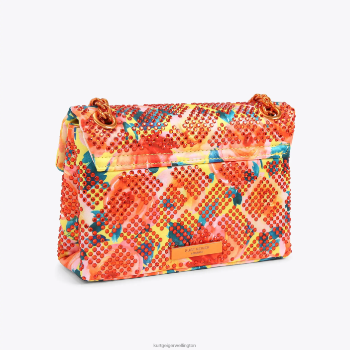 Kurt Geiger NZ - Kurt Geiger Orange London Fabric Mini Kensington PZ2X13