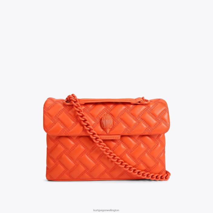 Kurt Geiger NZ - Kurt Geiger Orange London Kensington Bag Drench PZ2X10