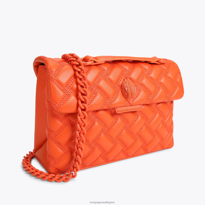 Kurt Geiger NZ - Kurt Geiger Orange London Kensington Bag Drench PZ2X10