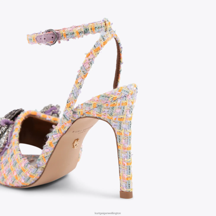 Kurt Geiger NZ - Kurt Geiger Orange London Kensington Bow Sandal PZ2X289