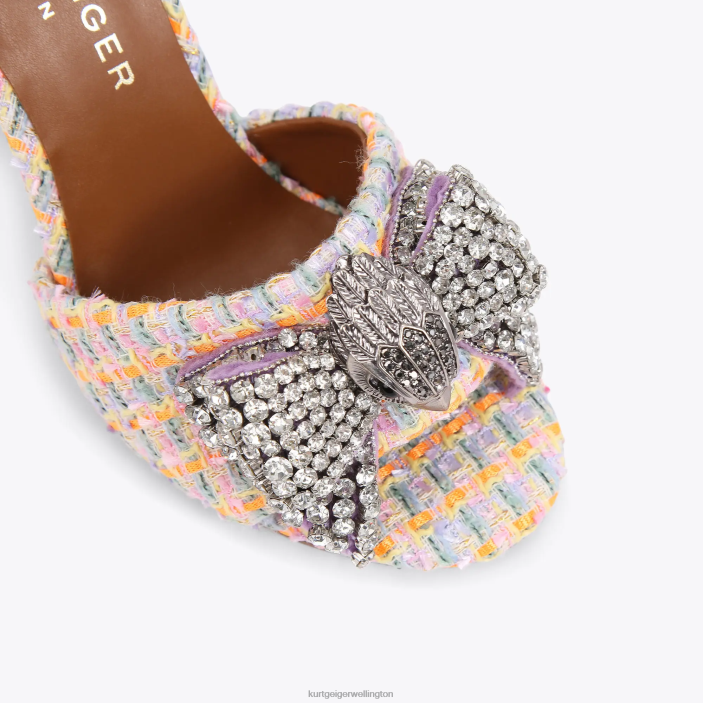 Kurt Geiger NZ - Kurt Geiger Orange London Kensington Bow Sandal PZ2X289