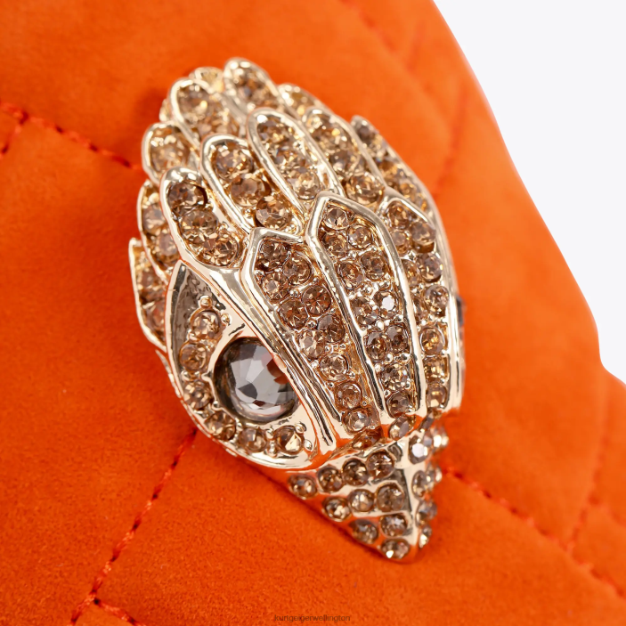 Kurt Geiger NZ - Kurt Geiger Orange London Kensington Wedge Mule PZ2X287