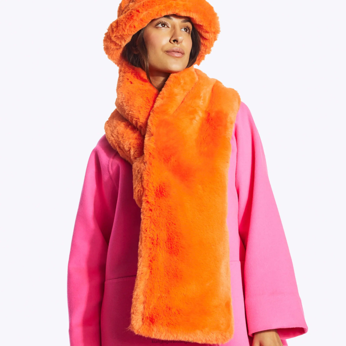 Kurt Geiger NZ - Kurt Geiger Orange London Poppy Scarf PZ2X513