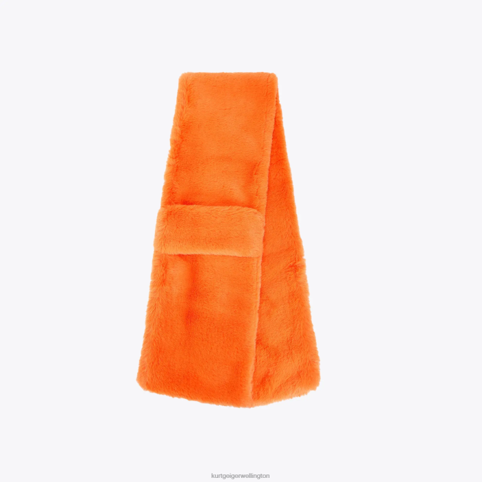 Kurt Geiger NZ - Kurt Geiger Orange London Poppy Scarf PZ2X513