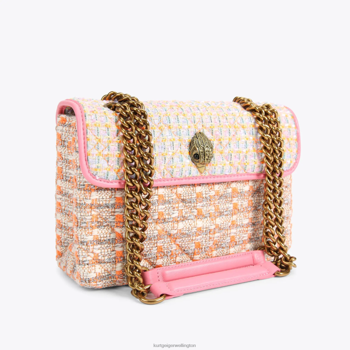 Kurt Geiger NZ - Kurt Geiger Orange London Tweed Kensington Bag PZ2X9