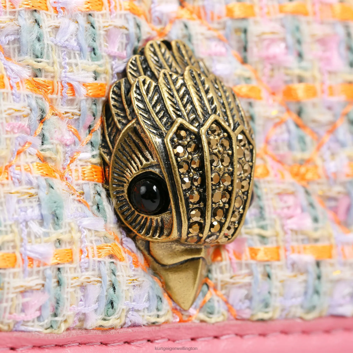 Kurt Geiger NZ - Kurt Geiger Orange London Tweed Kensington Bag PZ2X9