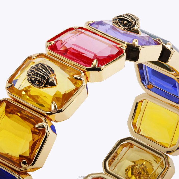 Kurt Geiger NZ - Kurt Geiger Other London Rectangle Stone Bangle PZ2X253