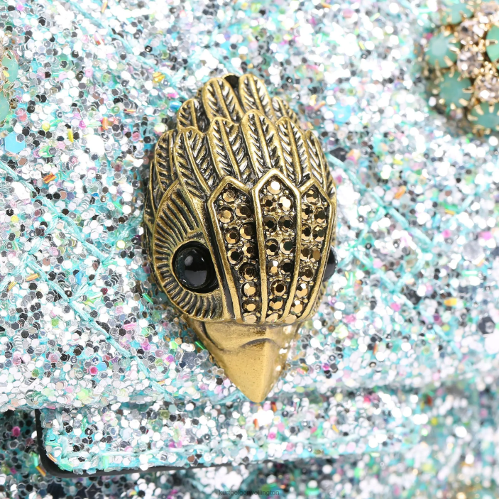 Kurt Geiger NZ - Kurt Geiger Pale Green London Mini Kensington Bag PZ2X93