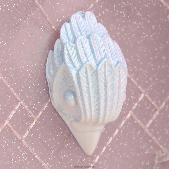 Kurt Geiger NZ - Kurt Geiger Pale Pink London Glitter Mini Kensington PZ2X66