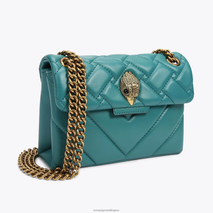 Kurt Geiger NZ - Kurt Geiger Petrol London Leather Mini Kensington PZ2X49